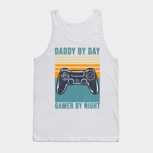 Daddy by day gamer by night Tank Top